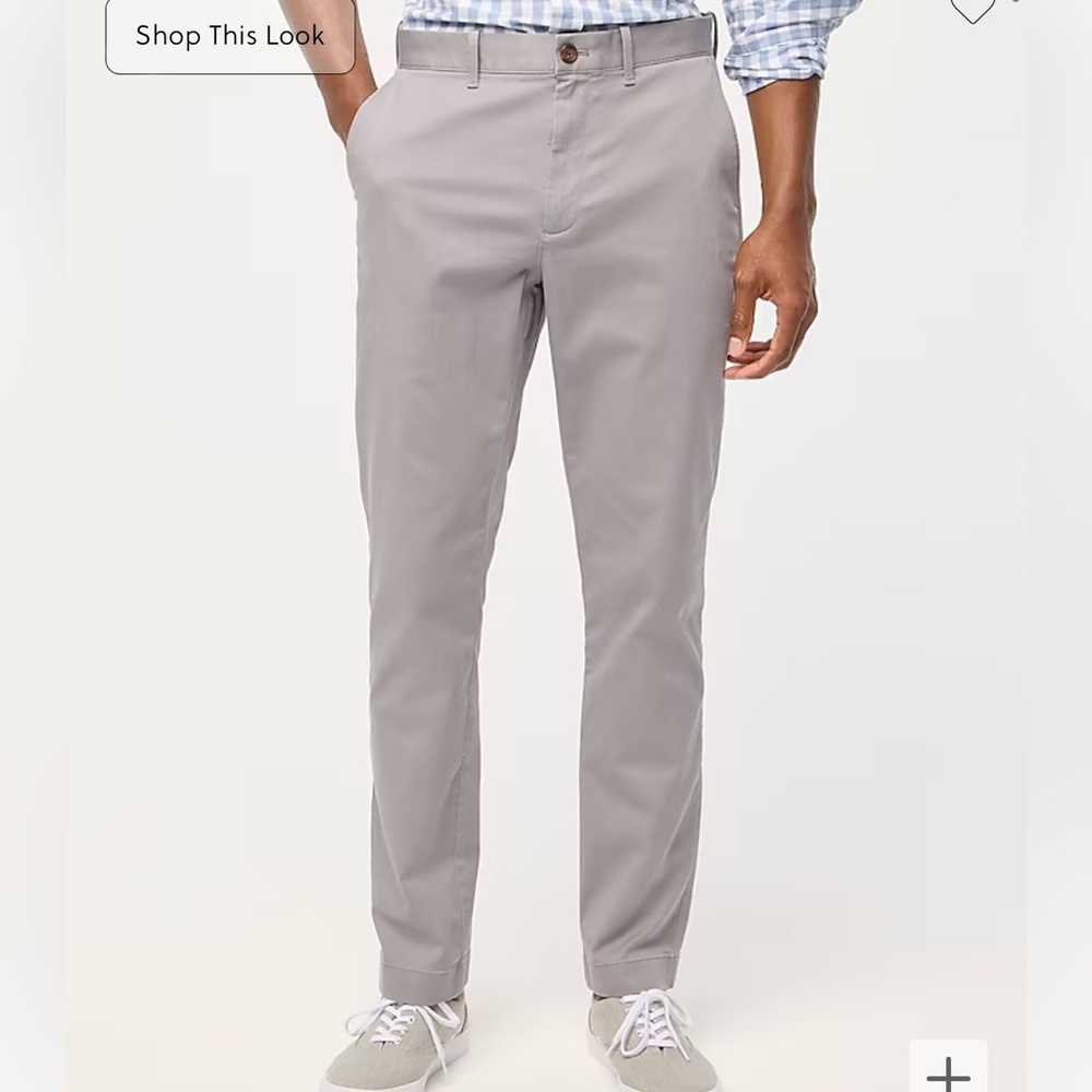 Athletic slim-fit chino pant
